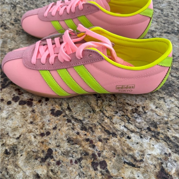 adidas Pink & Neon Yellow and green Women's Sneakers - Picture 4 of 6
